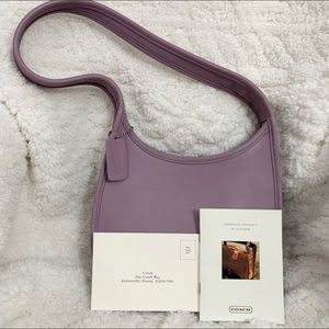 Rare small Coach Ergo in lavender color